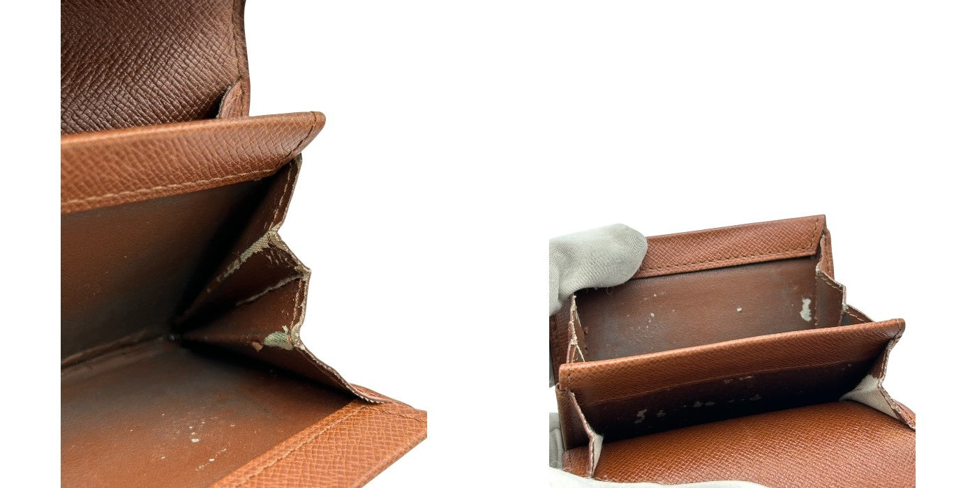 LOUIS VUITTON ルイヴィトン モノグラム ポルトモネ プラ コインケース M61930 中古 W4