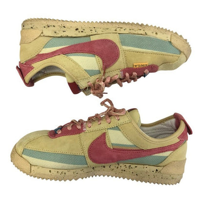 NIKE ナイキ CORTEZ SP UNION スニーカー レディース スウェード ローカット ユニオン コラボ セサミ/ピンク 24.0cm DR1413-200 中古 T1