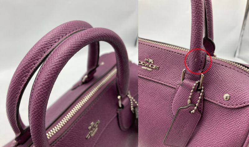 COACH コーチ ミニベネットサッチェル 2way ショルダー ボストンバッグ F57521 中古 D4