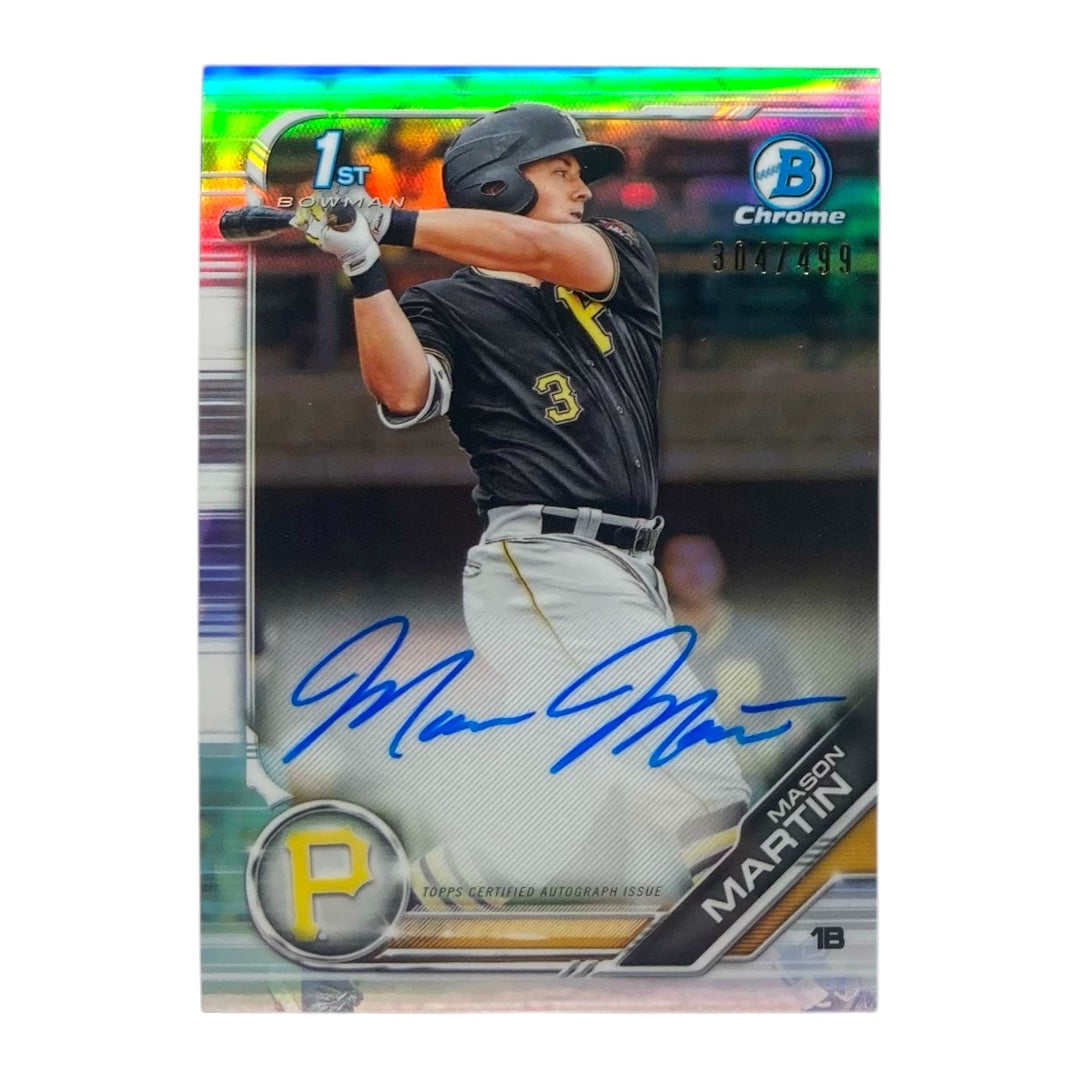 TOPPS MLBカード BOWMAN CHROME 1ST MASON MARTIN PITTSBURGH PIRATES /499 #CPA-MMA 中古 IT2