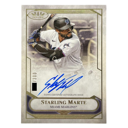 TOPPS MLBカード TIER 1 STARLING MARTE MIAMI MARLINS /300 #T1TA-SM 中古 IT2