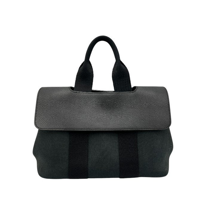 HERMES エルメス ヴァルパライソMM ハンドバッグ 鞄 ブランド レザー キャンバス レディース 中古 W４
