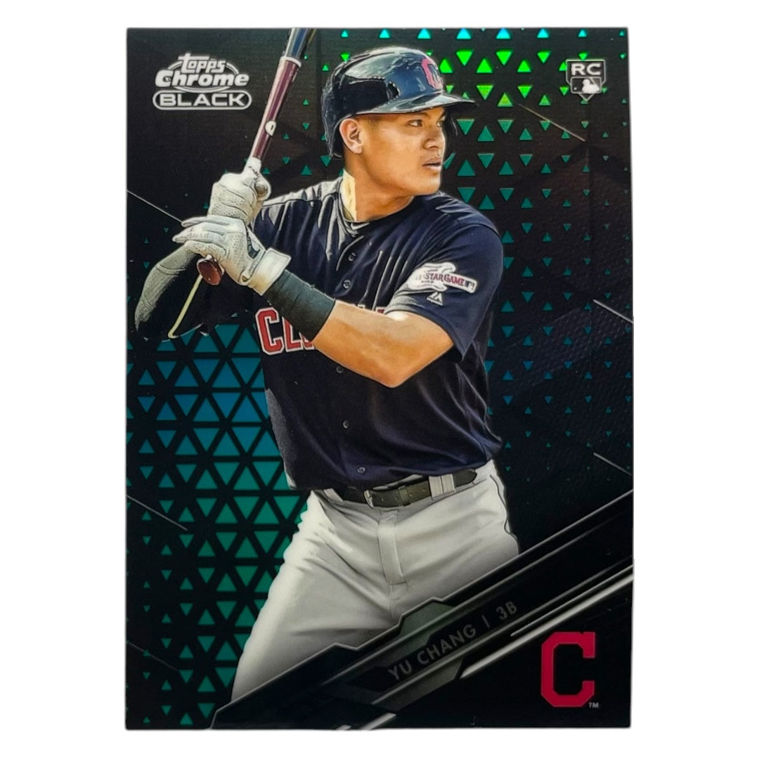 TOPPS MLBカード CHROME YU CHANG CLEVELAND INDIANS /99 #24 中古 IT2