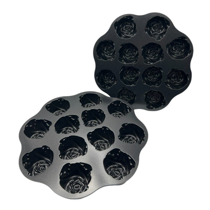 NORDIC WARE ノルディックウェア スイートローズ 型 2個セット ケーキ型 パン型 お菓子 製菓 バラ 薔薇 中古 W４