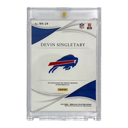 PANINI NFLカード IMMACULATE COLLECTION DEVIN SINGLETARY BILLS 21/23 #RH-29 中古 IT1