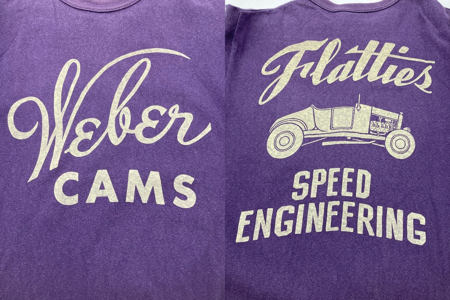 FREEWHEELERS フリーホイーラーズ POWER WEAR Weber CAMS Tシャツ サイズS メンズ 中古 D4