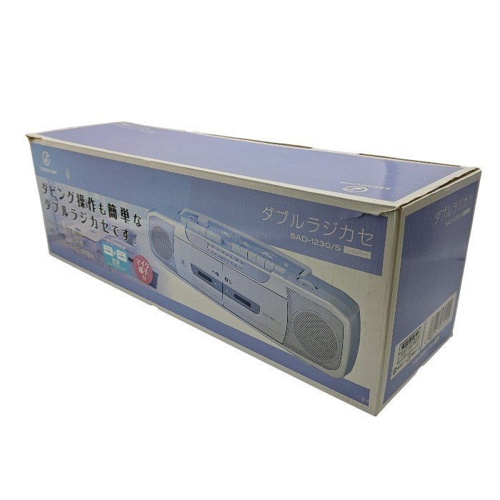 KOIZUMI コイズミ SOUNDLOOK ダブルラジカセ SAD-1230/S 中古 H4