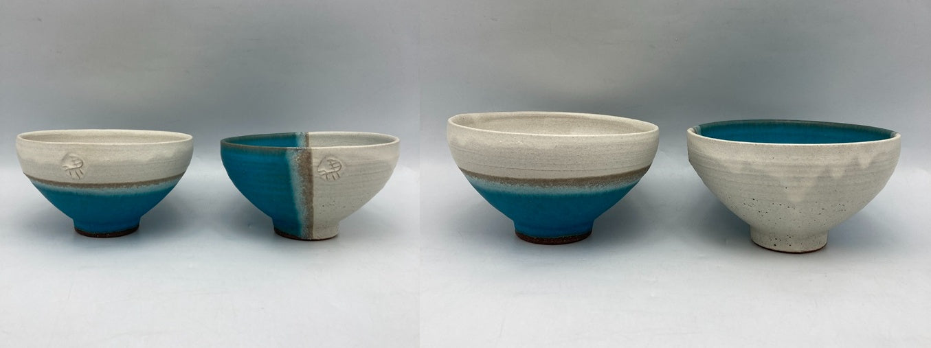 In The Mood インザムード 左馬 カップ＆飯碗 箸付 ペア 中古 D4