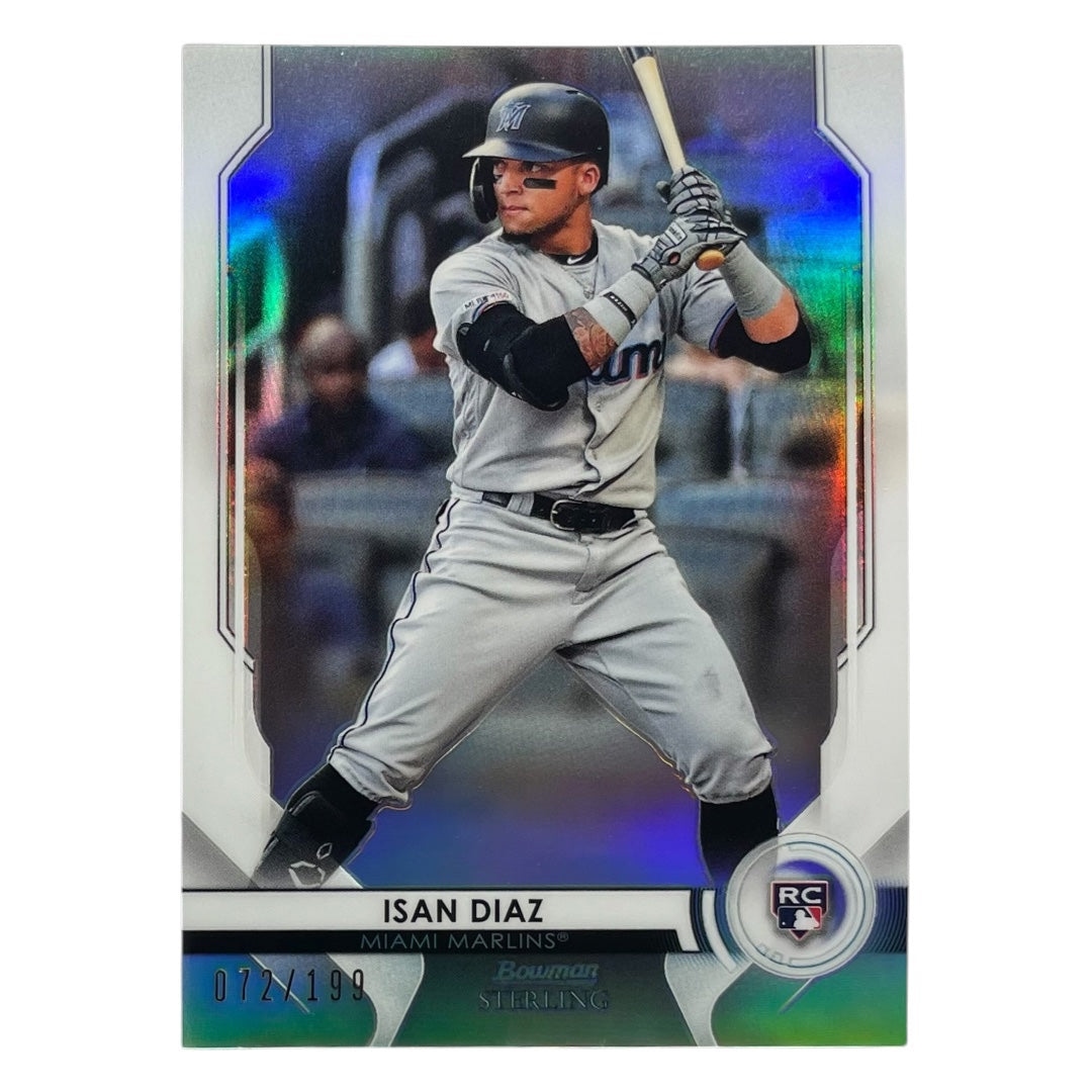TOPPS MLBカード BOWMAN STERLING ISAN DIAZ MIAMI MARLINS /199 #BSR-67 中古 IT2