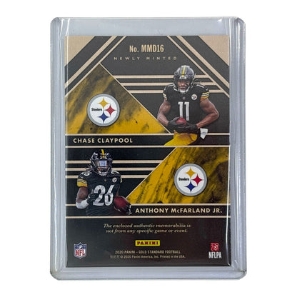 PANINI NFLカード GOLD STANDARD CHASE CLAYPOOL ANTHONY MCFARLAND JR. STEELERS 012/249 #MMD16 中古 IT1
