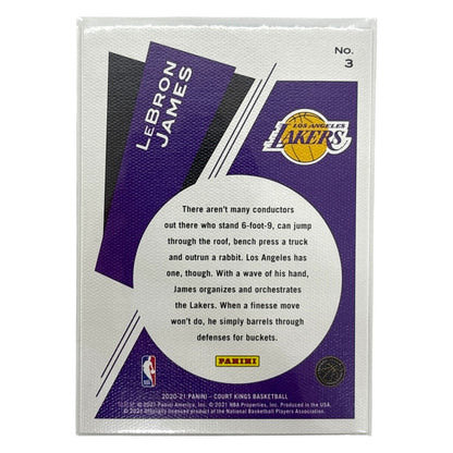 PANINI NBAカード COURT KINGS LEBRON JAMES LAKERS #3 中古 IT1