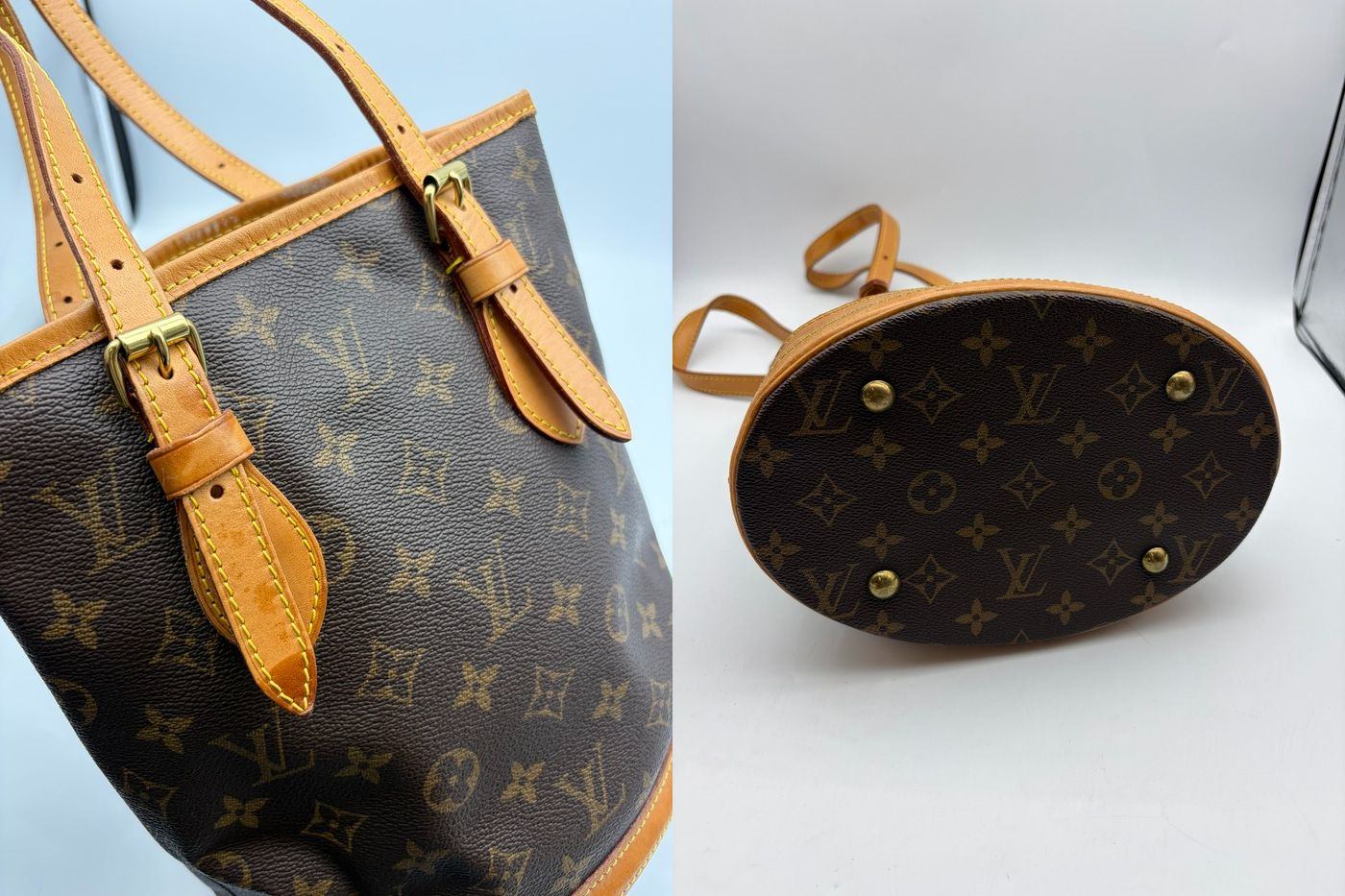 LOUIS VUITTON ルイヴィトン バケットPM モノグラム M42238 レディース ブランド バッグ おしゃれ 中古 W1
