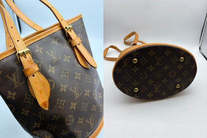 LOUIS VUITTON ルイヴィトン バケットPM モノグラム M42238 レディース ブランド バッグ おしゃれ 中古 W1