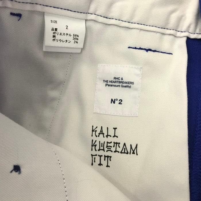 Dickies × Ron Herman ディッキーズ ロンハーマン ワークパンツ メンズ コットン ロング KALI KUSTOM FIT ブルー 2サイズ 17SBRH4014 中古 T1