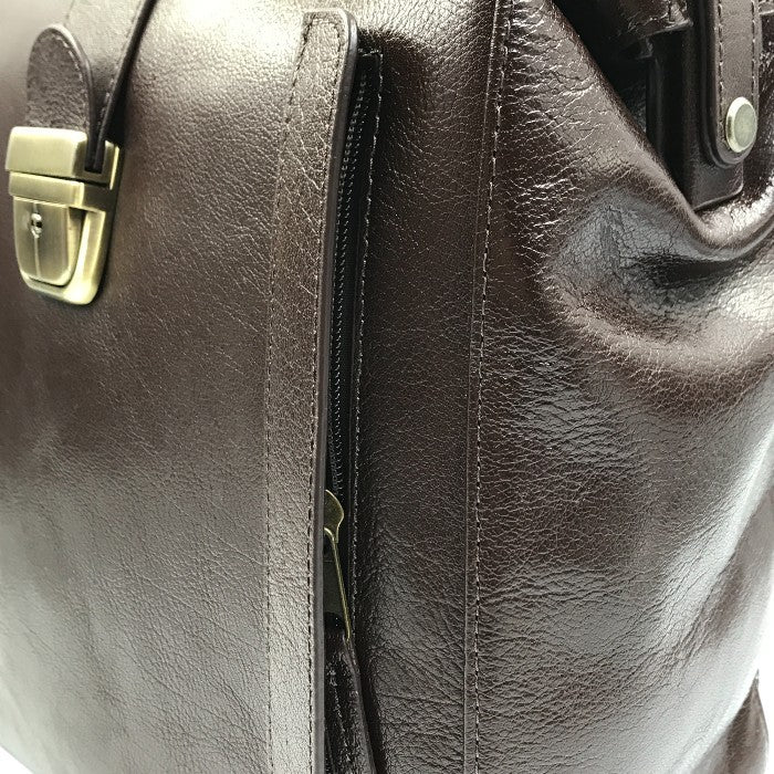 SNOBBIST スノビスト ドクターバッグ メンズ 3way リュック ショルダーバッグ ダークブラウン 中古 T1