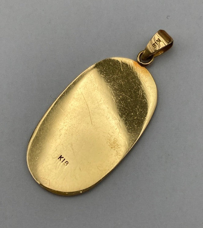 K18 観音菩薩 ペンダントトップ 中古 D4