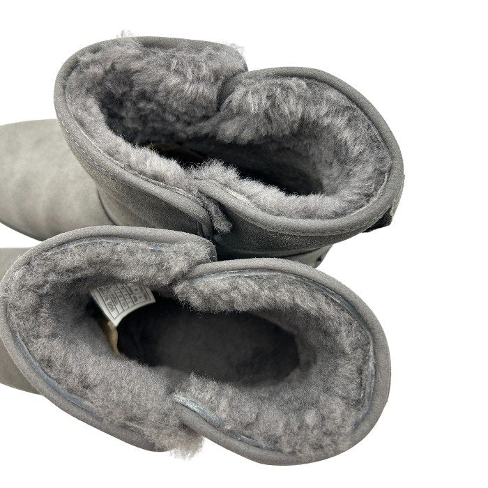 UGG Kristin アグ クリスティン ムートン クラシックブーツ 1125910 24cm 靴 シューズ 秋 冬 グレー レディース 中古 W４