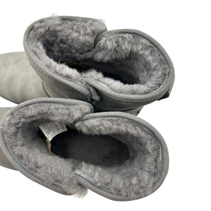 UGG Kristin アグ クリスティン ムートン クラシックブーツ 1125910 24cm 靴 シューズ 秋 冬 グレー レディース 中古 W４