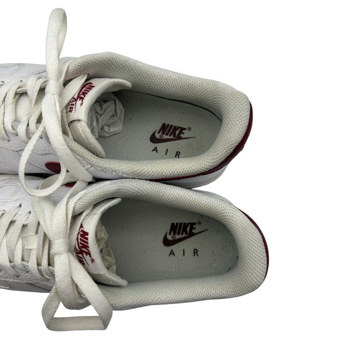 NIKE ナイキ AIR FORCE 1 エアフォース1 CZ0326-100 27.5cm レッド/ホワイト スニーカー シューズ 靴 メンズ 中古 W1