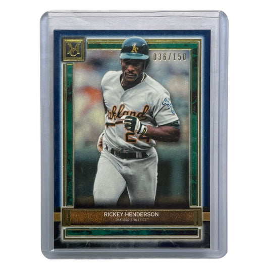 TOPPS MLBカード MUSEUM COLLECTION RICKEY HENDERSON OAKLAND ATHLETICS /150 #63 中古 IT2