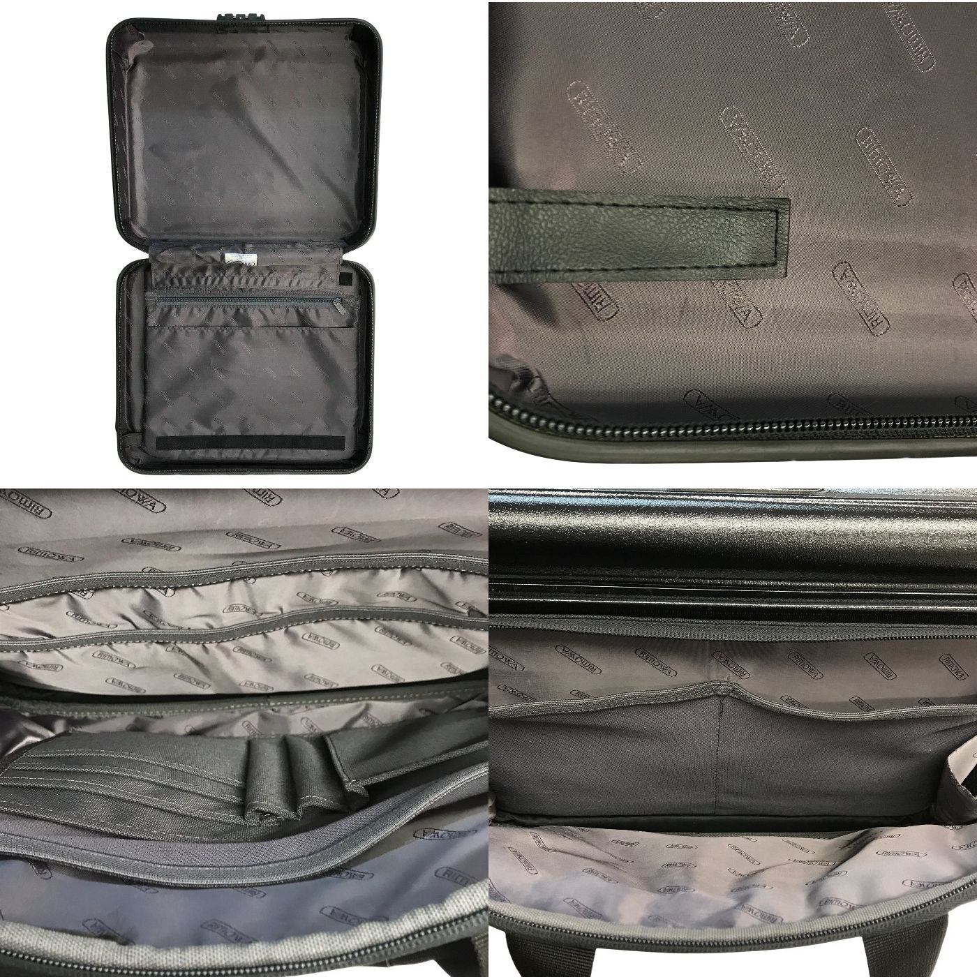 RIMOWA リモワ ボレロ ノートブック ブリーフケース メンズ 2way ビジネスバッグ トラベル ショルダー ブラック 中古 T1