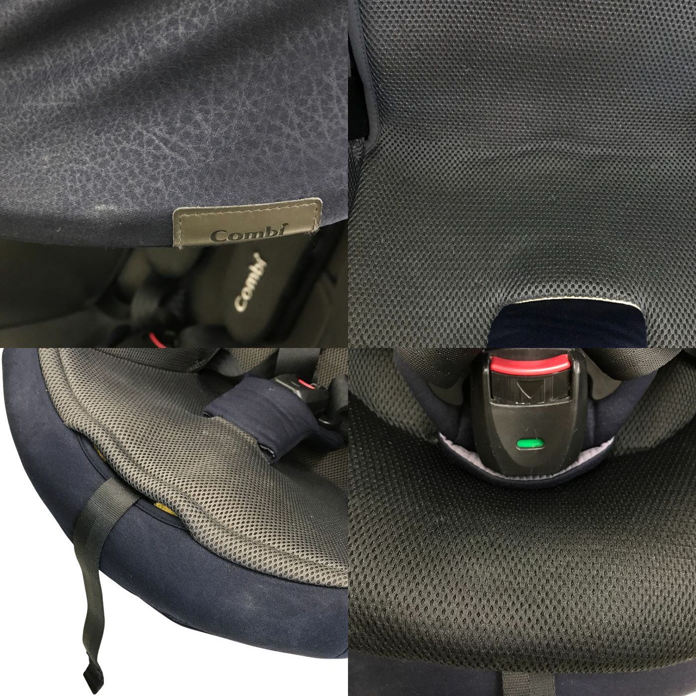 Combi コンビ ホワイトレーベル THE S ISOFIX エッグショック ロッタ チャイルドシート R129適合 360°回転 ウォッシャブル オリゴーリオネイビー ZC-690 中古 T1