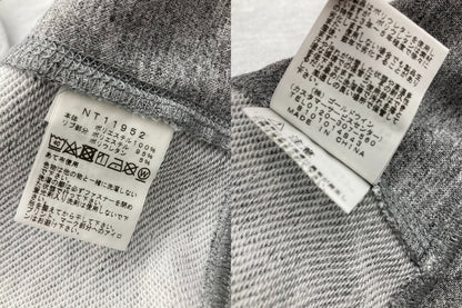 THE NORTH FACE ザ・ノースフェイス スクエアロゴ フルジップパーカー NT11952 サイズXL メンズ 中古 D4