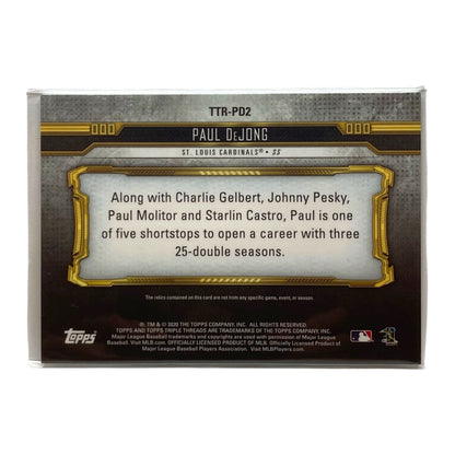 TOPPS MLBカード TRIPLE THREADS PAUL DEJONG CARDINALS 22/36 #TTR-PD2 中古 IT2