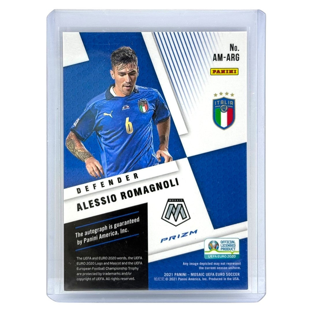 PANINI サッカーカード MOSAIC UEFA EURO PRIZM ALESSIO ROMAGNOLI ITALIA #AM-ARG 中古 IT1