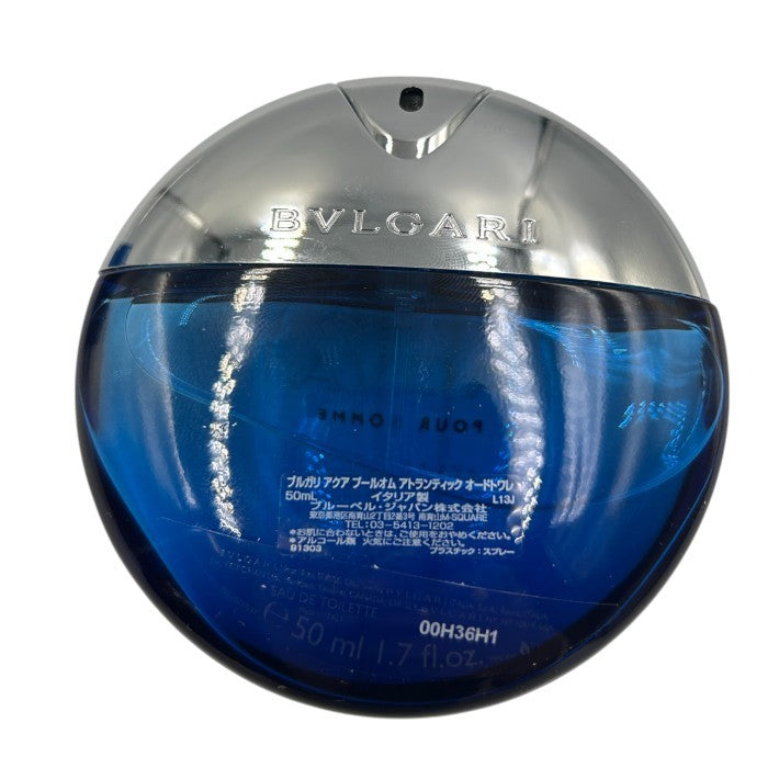 ブルガリ アクア プールオム オードトワレ アトランティック 50ml BVLGARI AQVA ATLANTIQVE 香水 メンズ 中古 W1