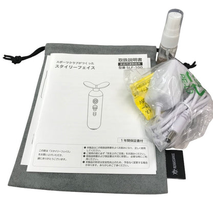 ルネサンス スタイリーフェイス 低周波EMS 美顔器 SLF-100 フェイスライン たるみ対策 舌トレ 中古 Y1