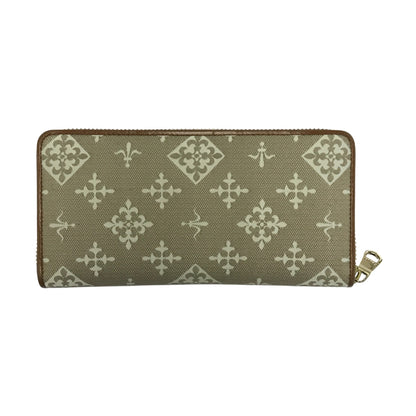 russet ラシット 長財布 レディース ラウンドジップ 三層式小銭入れ 収納大 ベージュ 中古 T1