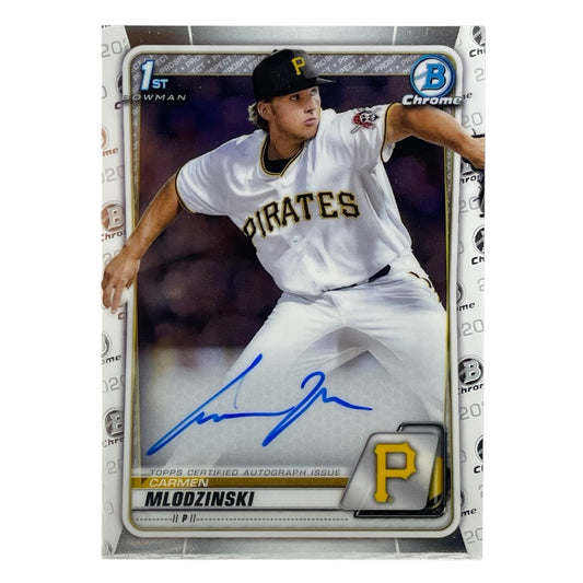 TOPPS MLBカード BOWMAN CHROME CARMEN MLODZINSKI PITTSBURGH PIRATES #CDA-CML 中古 IT2