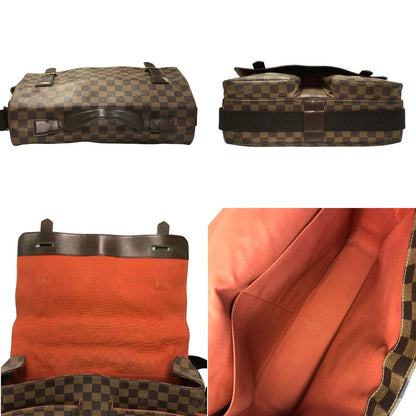 LOUIS VUITTON ルイヴィトン ダミエ エベヌ ブロードウェイ ショルダーバッグ メンズ 斜め掛けショルダー ビジネスバッグ ブラウン N42270 中古 T1