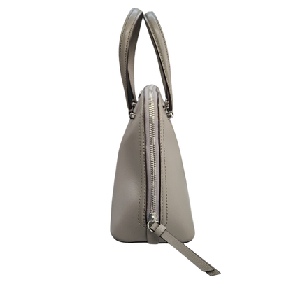 kate spade ケイトスペード ハンドバッグ レディース レザー 2way ショルダー トート 斜め掛け 無地 グレー WKRU6058 中古 T1