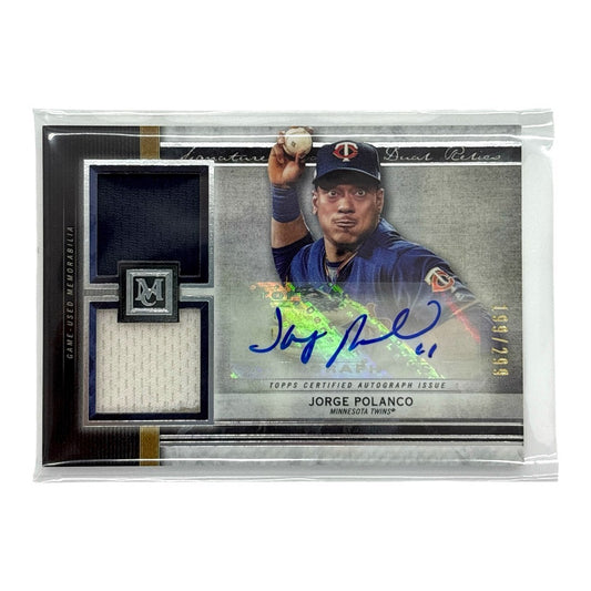TOPPS MLBカード MUSEUM COLLECTION JORGE POLANCO MINNESOTA TWINS 199/299 #SSDA-JP 中古 IT1