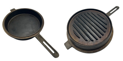 Coleman Grill Combo Cooker コールマン グリルコンボクッカー 10インチ 170-6497 オーブン スキレット グリルプレート 希少 廃盤 中古 W４
