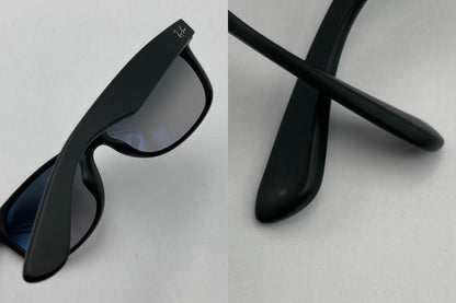 Ray-Ban NEW WAYFARER レイバン ニューウェイファーラー 偏光レンズ サングラス RB2132-F 601-S/78 55 中古 D4
