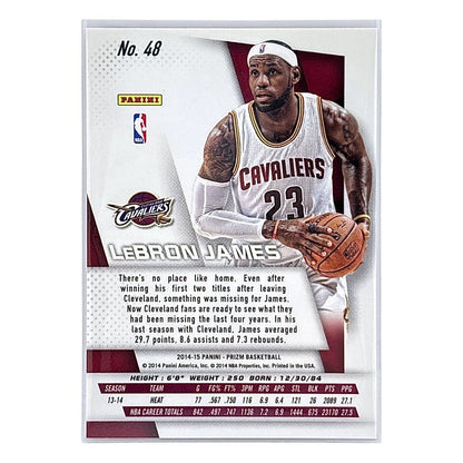 PANINI NBAカード PRIZM LEBRON JAMES CAVALIERS #48 中古 IT1