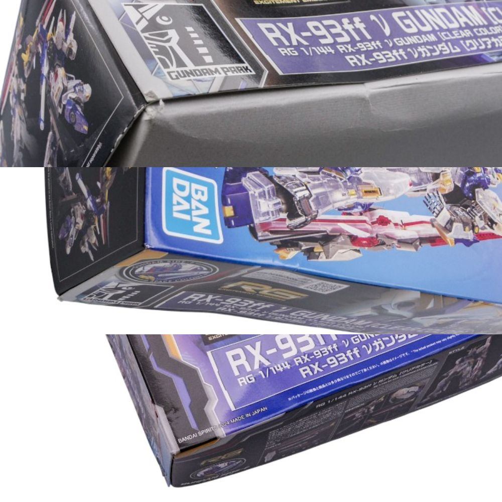 BANDAI SPIRITS RG 1/144 GUNDAM SIDE-F限定 RX-93ff νガンダム[クリアカラー] 機動戦士ガンダム 逆襲のシャア a1