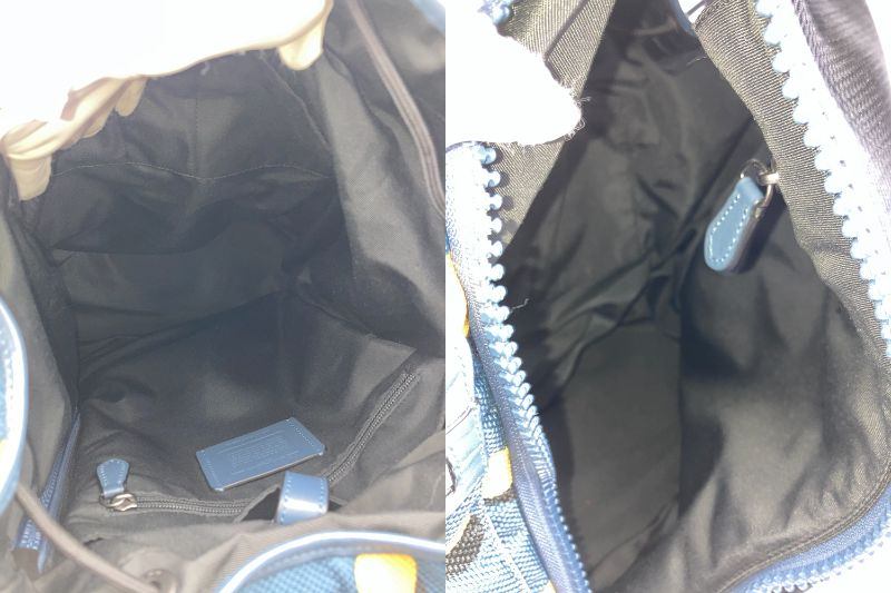 COACH コーチ トレック オプティカルドット リュックサック バックパック F22360 中古 D4