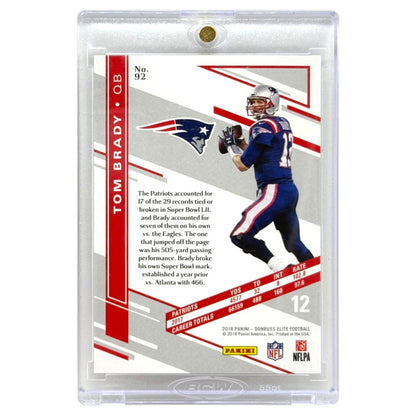 PANINI NFLカード DONRUSS ELITE TOM BRADY PATRIOTS /299 #92 中古 IT1