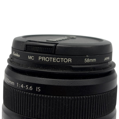 ジャンク品 Canon キヤノン 望遠ズームレンズ EF-S 55-250mm 1:4-5.6 IS カメラ用品 ズーム 撮影 カメラ用品 ズーム 撮影 中古 W４