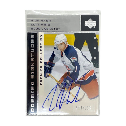 UPPER DECK NHLカード PREMIER COLLECTION RICK NASH BLUE JACKETS 064/125 #S-NA 中古 IT1