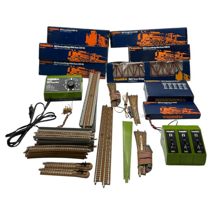 TOMIX トミックス Nゲージ レール パワーユニット ポイントコントロールボックス セット 線路 まとめ売り おもちゃ ホビー 中古 W4