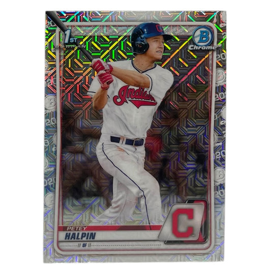 TOPPS MLBカード BOWMAN CHROME 1ST PETEY HALPIN CLEVELAND INDIANS #BD-69 中古 IT2