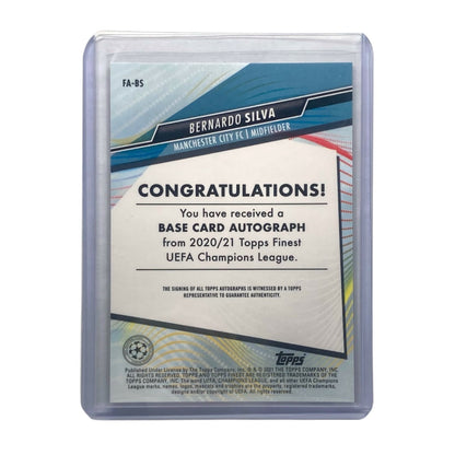 TOPPS サッカーカード FINEST BERNARDO SILVA MANCHESTER CITY #FA-BS 中古 IT2
