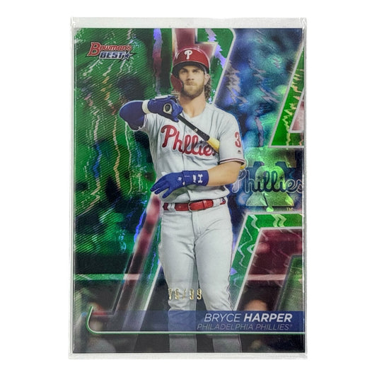 TOPPS MLBカード BOWMAN'S BEST BRYCE HARPER PHILADELPHIA PHILLIES /99 #51 中古 IT1