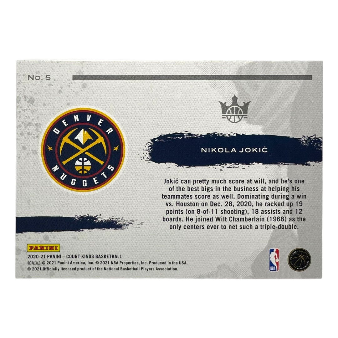 PANINI NBAカード COURT KINGS NIKOLA JOKIC NUGGETS #5 中古 IT2
