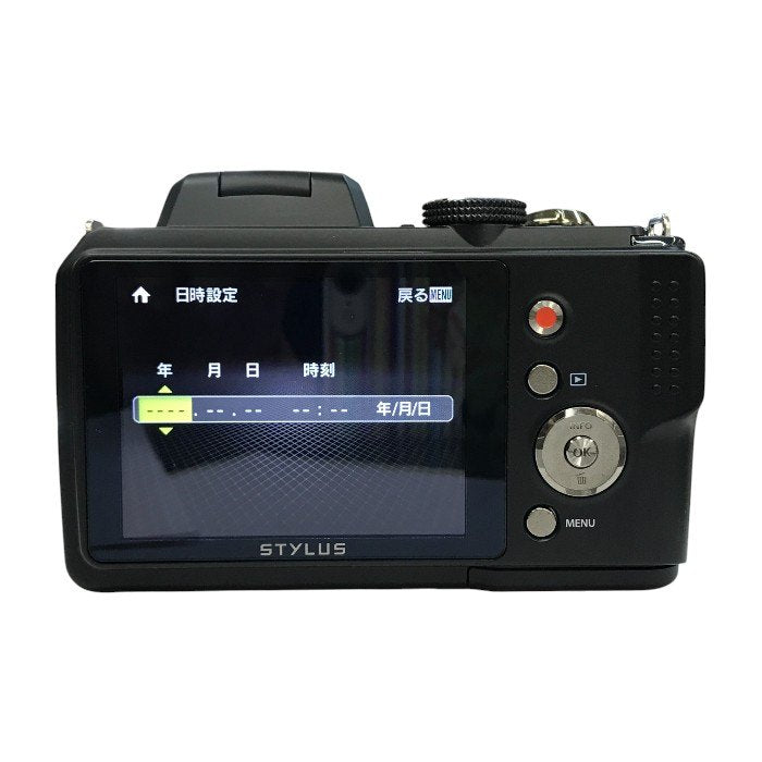 OLYMPUS オリンパス STYLUS デジタルカメラ ブラック 光学40倍ズーム 高倍率 広角22.4mm SP-820UZ BLK 中古 T1